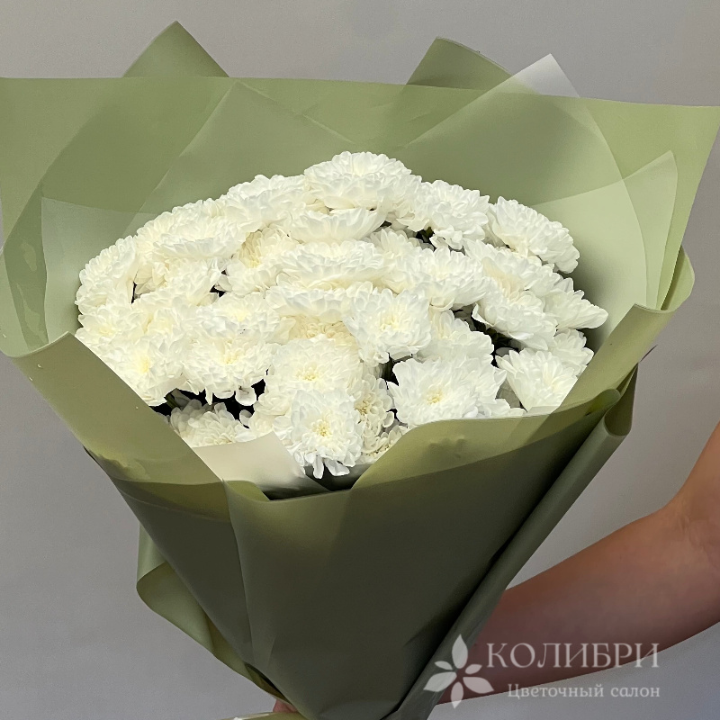 Букет из 9 хризантем сорт Алтай  1