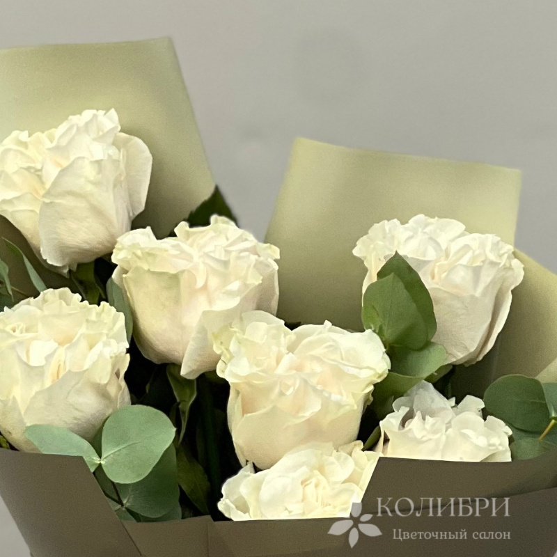 Букет с пионовидной розой  4