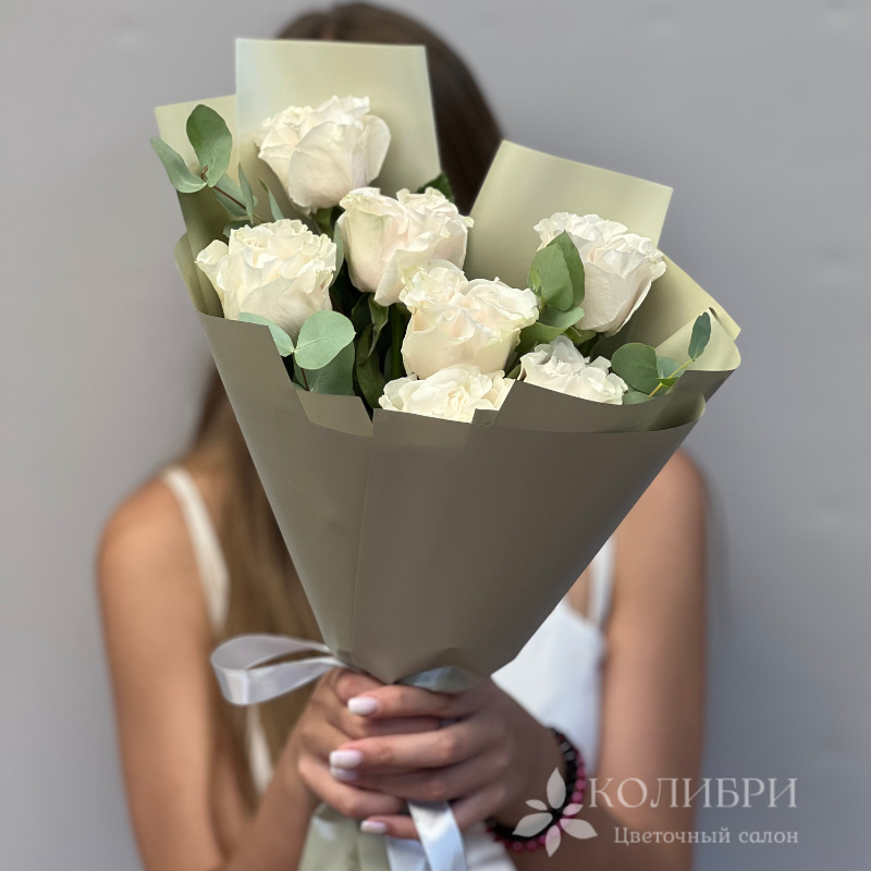 Букет с пионовидной розой  2