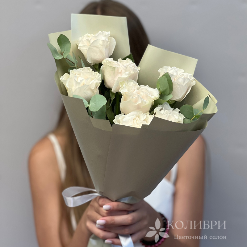 Букет с пионовидной розой 