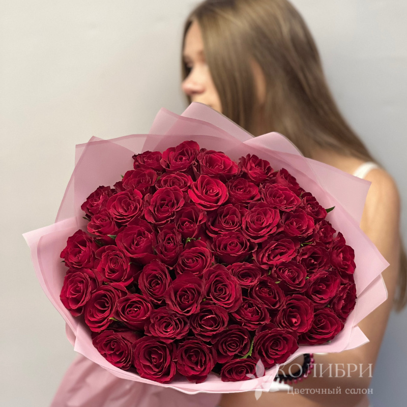 Букет из 51 розы кения 1