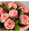 Букет из 9 розовых роз 3