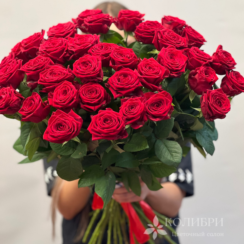 35 красных роз 