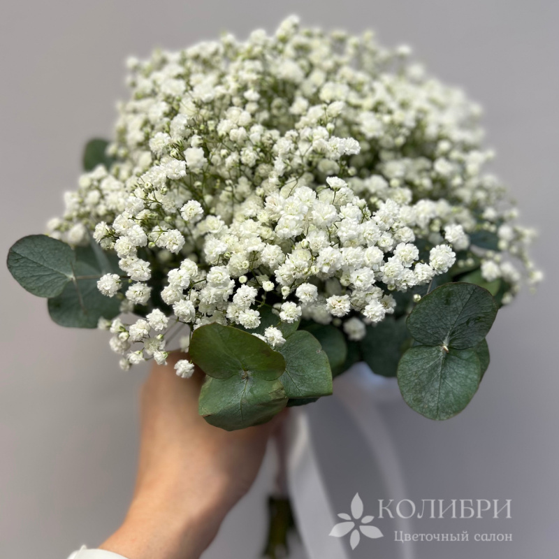 Свадебный букет из гипсофилы 2