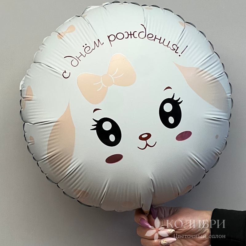 Шар гелевый с днем рождения! 1
