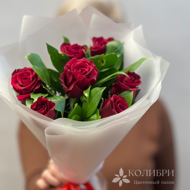 Букет из 7 красных роз  1