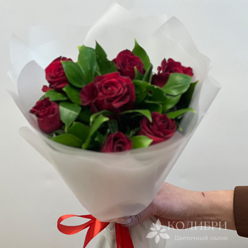 Букет из 7 красных роз  2