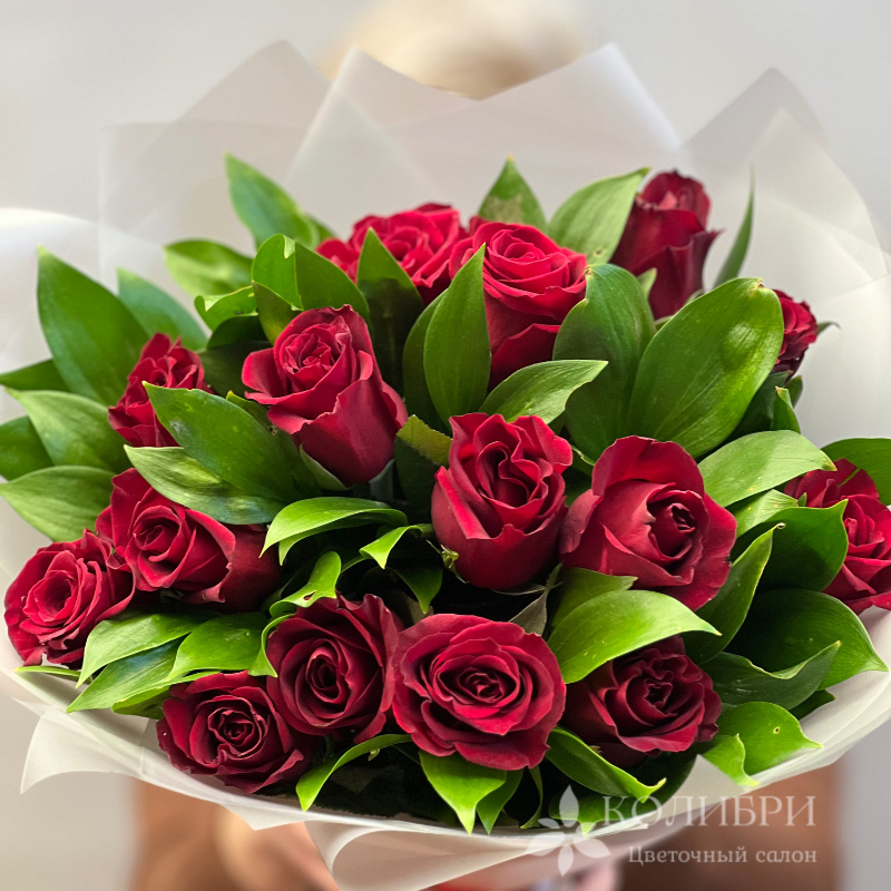 Роскошный букет сердца